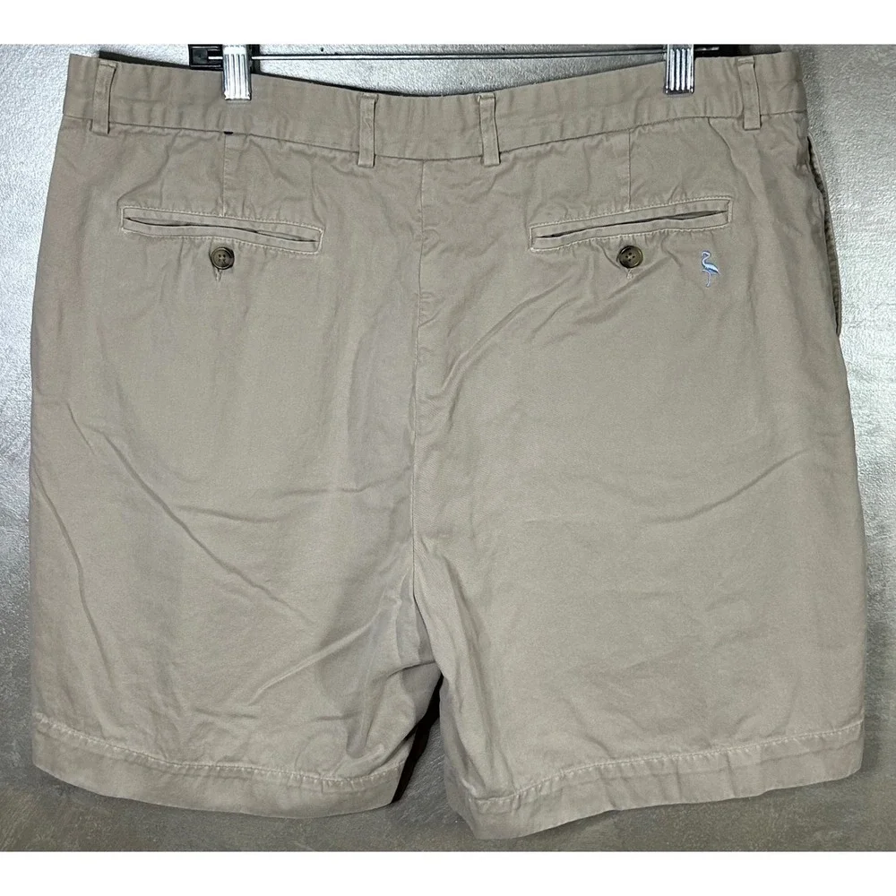 Tailorbyrd Collection Men's Beige Cotton Casual Chino Shorts‎ Size 38